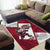 Latvia Hockey Custom Area Rug Hedgehog Par Latviju!