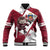 Latvia Hockey Custom Baseball Jacket Hedgehog Par Latviju!