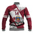 Latvia Hockey Custom Baseball Jacket Hedgehog Par Latviju!