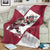 Latvia Hockey Custom Blanket Hedgehog Par Latviju!