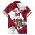 Latvia Hockey Custom Family Matching Long Sleeve Bodycon Dress and Hawaiian Shirt Hedgehog Par Latviju!