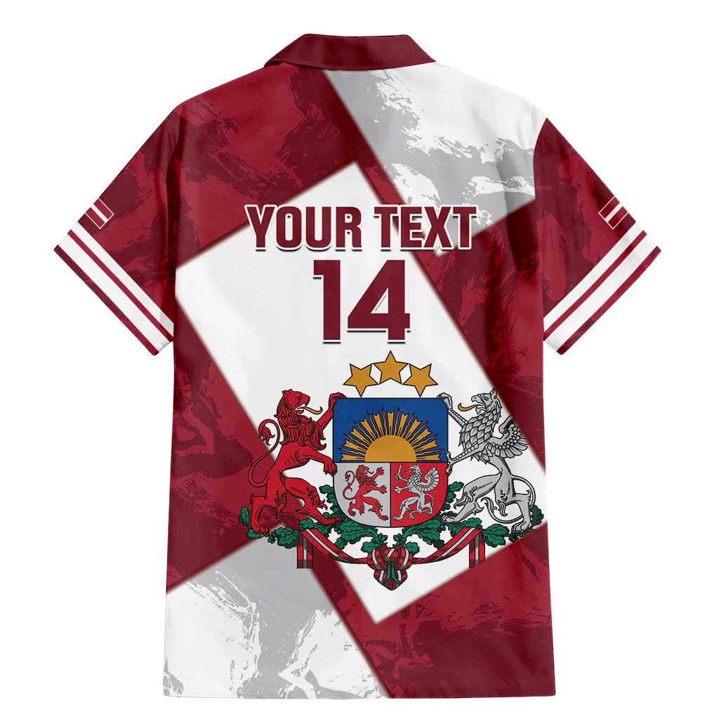 Latvia Hockey Custom Family Matching Mermaid Dress and Hawaiian Shirt Hedgehog Par Latviju!