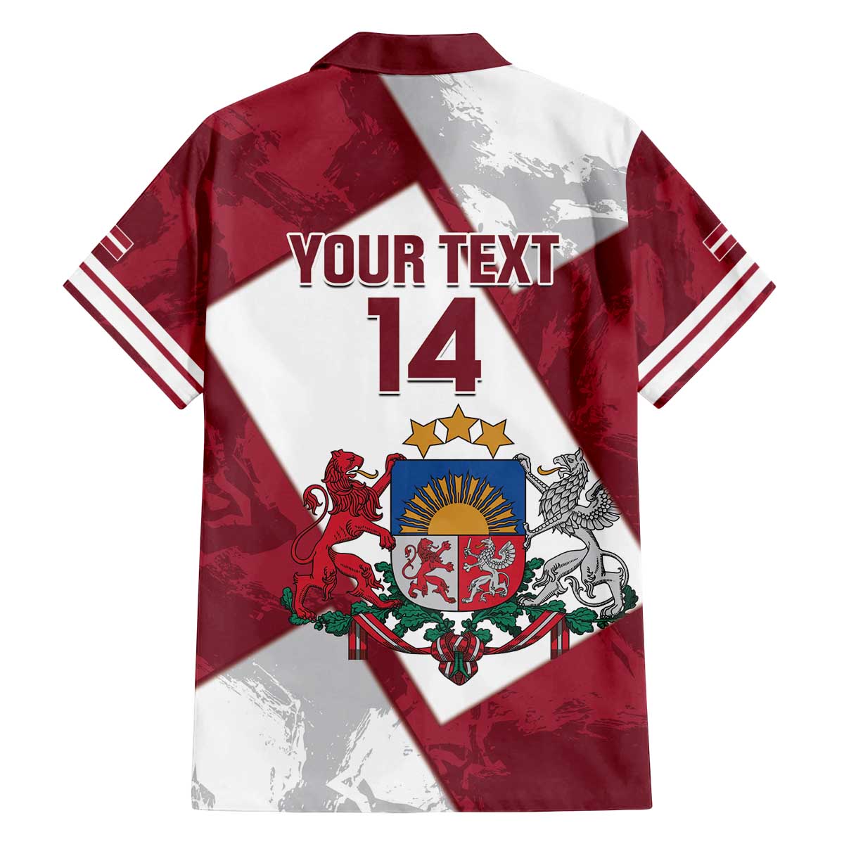 Latvia Hockey Custom Family Matching Off The Shoulder Long Sleeve Dress and Hawaiian Shirt Hedgehog Par Latviju!