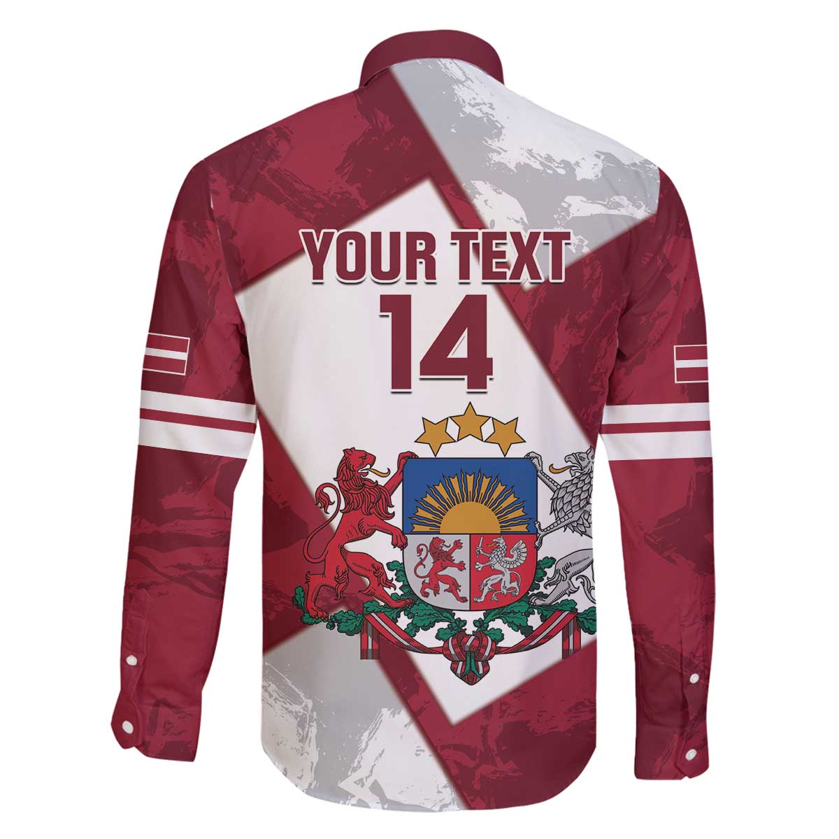 Latvia Hockey Custom Family Matching Off The Shoulder Long Sleeve Dress and Hawaiian Shirt Hedgehog Par Latviju!