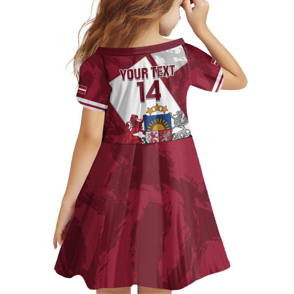 Latvia Hockey Custom Family Matching Puletasi and Hawaiian Shirt Hedgehog Par Latviju!