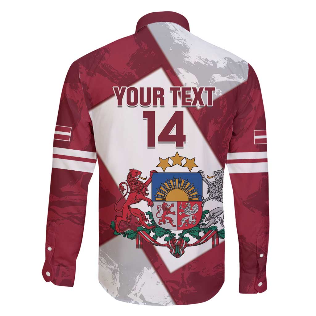 Latvia Hockey Custom Family Matching Puletasi and Hawaiian Shirt Hedgehog Par Latviju!