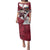 Latvia Hockey Custom Family Matching Puletasi and Hawaiian Shirt Hedgehog Par Latviju!