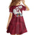 Latvia Hockey Custom Kid Short Sleeve Dress Hedgehog Par Latviju!