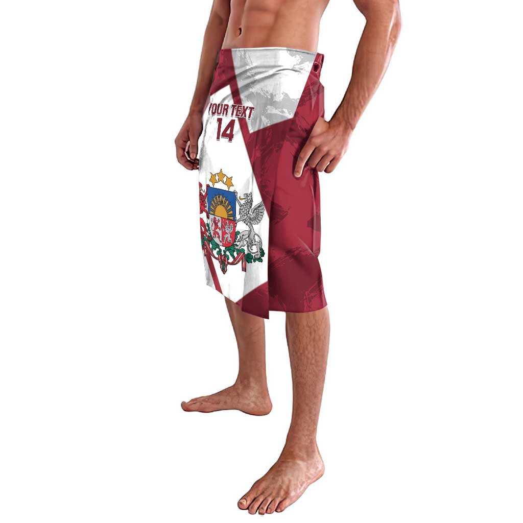 Latvia Hockey Custom Lavalava Hedgehog Par Latviju!