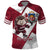 Latvia Hockey Custom Polo Shirt Hedgehog Par Latviju!