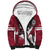 Latvia Hockey Custom Sherpa Hoodie Hedgehog Par Latviju!