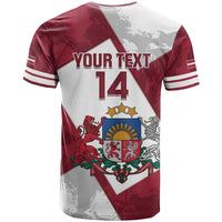 Latvia Hockey Custom T Shirt Hedgehog Par Latviju!