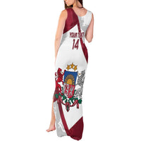 Latvia Hockey Custom Tank Maxi Dress Hedgehog Par Latviju!