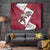 Latvia Hockey Custom Tapestry Hedgehog Par Latviju!