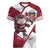 Latvia Hockey Custom Women V-Neck T-Shirt Hedgehog Par Latviju!