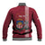 Personalised Latvia Baseball Jacket Latvijas Republika Folk Pattern