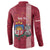 Personalised Latvia Button Sweatshirt Latvijas Republika Folk Pattern