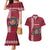 Personalised Latvia Couples Matching Mermaid Dress and Hawaiian Shirt Latvijas Republika Folk Pattern