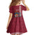 Personalised Latvia Family Matching Off Shoulder Maxi Dress and Hawaiian Shirt Latvijas Republika Folk Pattern