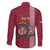 Personalised Latvia Family Matching Puletasi and Hawaiian Shirt Latvijas Republika Folk Pattern