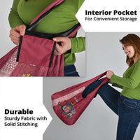 Personalised Latvia Grocery Bag Latvijas Republika Folk Pattern