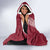 Personalised Latvia Hooded Blanket Latvijas Republika Folk Pattern