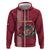 Personalised Latvia Hoodie Latvijas Republika Folk Pattern