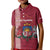 Personalised Latvia Kid Polo Shirt Latvijas Republika Folk Pattern