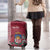 Personalised Latvia Luggage Cover Latvijas Republika Folk Pattern