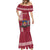 Personalised Latvia Mermaid Dress Latvijas Republika Folk Pattern