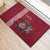 Personalised Latvia Rubber Doormat Latvijas Republika Folk Pattern
