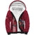 Personalised Latvia Sherpa Hoodie Latvijas Republika Folk Pattern