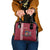 Personalised Latvia Shoulder Handbag Latvijas Republika Folk Pattern