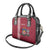 Personalised Latvia Shoulder Handbag Latvijas Republika Folk Pattern