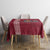 Personalised Latvia Tablecloth Latvijas Republika Folk Pattern