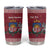Personalised Latvia Tumbler Cup Latvijas Republika Folk Pattern