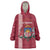 Personalised Latvia Wearable Blanket Hoodie Latvijas Republika Folk Pattern
