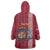 Personalised Latvia Wearable Blanket Hoodie Latvijas Republika Folk Pattern