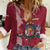 Personalised Latvia Women Casual Shirt Latvijas Republika Folk Pattern