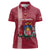 Personalised Latvia Women Polo Shirt Latvijas Republika Folk Pattern