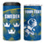 Sweden Hockey Custom 4 in 1 Can Cooler Tumbler Tre Kronor Swedish Moose Mascot