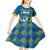 Sweden Hockey Custom Kid Short Sleeve Dress Tre Kronor Swedish Moose Mascot