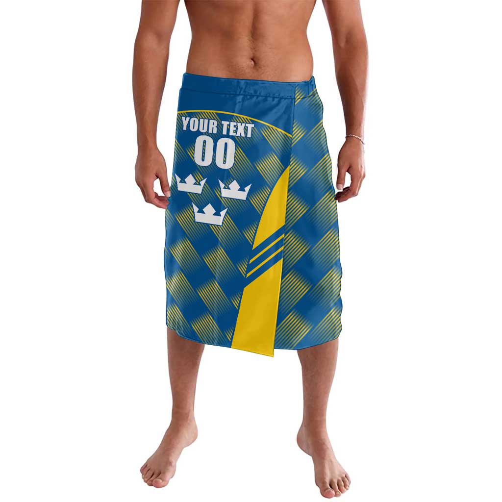 Sweden Hockey Custom Lavalava Tre Kronor Swedish Moose Mascot