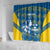 Sweden Hockey Custom Shower Curtain Tre Kronor Swedish Moose Mascot