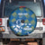 Sweden Hockey Custom Spare Tire Cover Tre Kronor Swedish Moose Mascot
