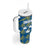 Sweden Hockey Custom Tumbler With Handle Tre Kronor Swedish Moose Mascot