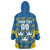 Sweden Hockey Custom Wearable Blanket Hoodie Tre Kronor Swedish Moose Mascot