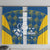 Sweden Hockey Custom Window Curtain Tre Kronor Swedish Moose Mascot
