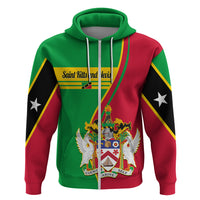 Saint Kitts and Nevis Hoodie Coat Of Arms Style - Wonder Print Shop
