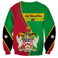 Saint Kitts and Nevis Sweatshirt Coat Of Arms Style - Wonder Print Shop